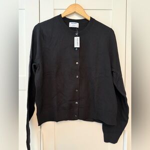 NWT Old Navy Black Crewneck Soft Cardigan, XL